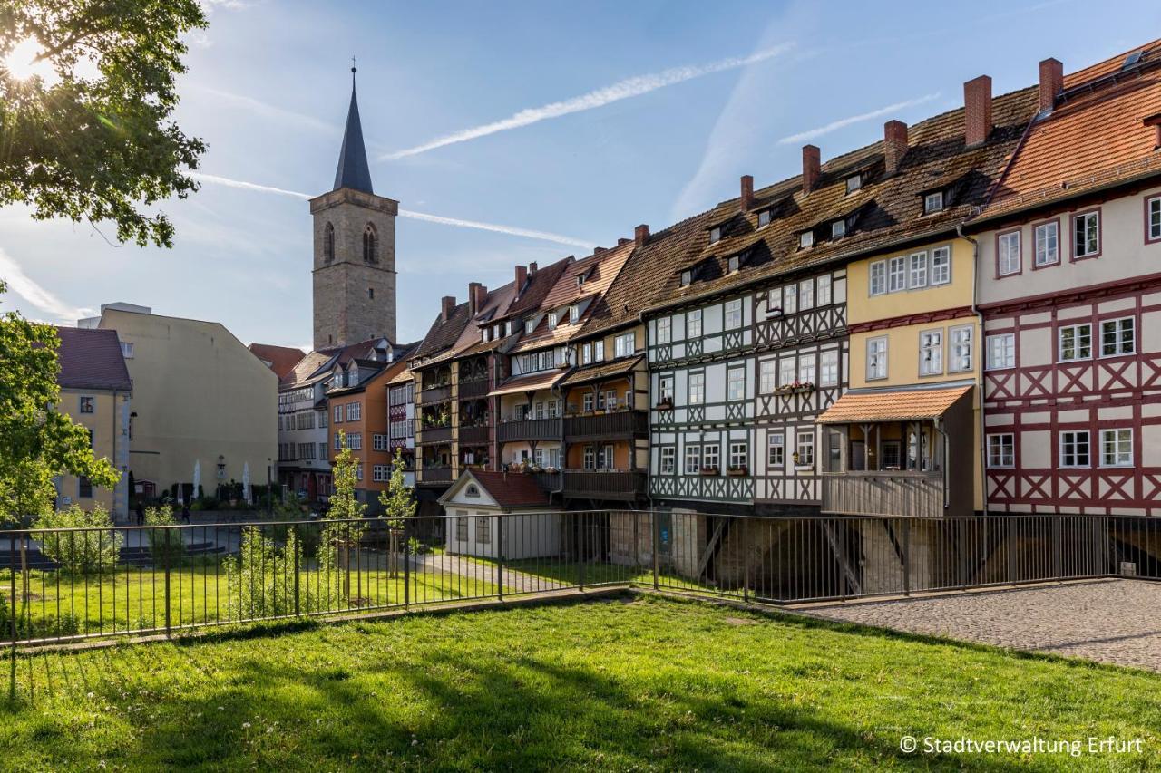 Ferienwohnung Zur Trolle แอร์ฟวร์ท ภายนอก รูปภาพ